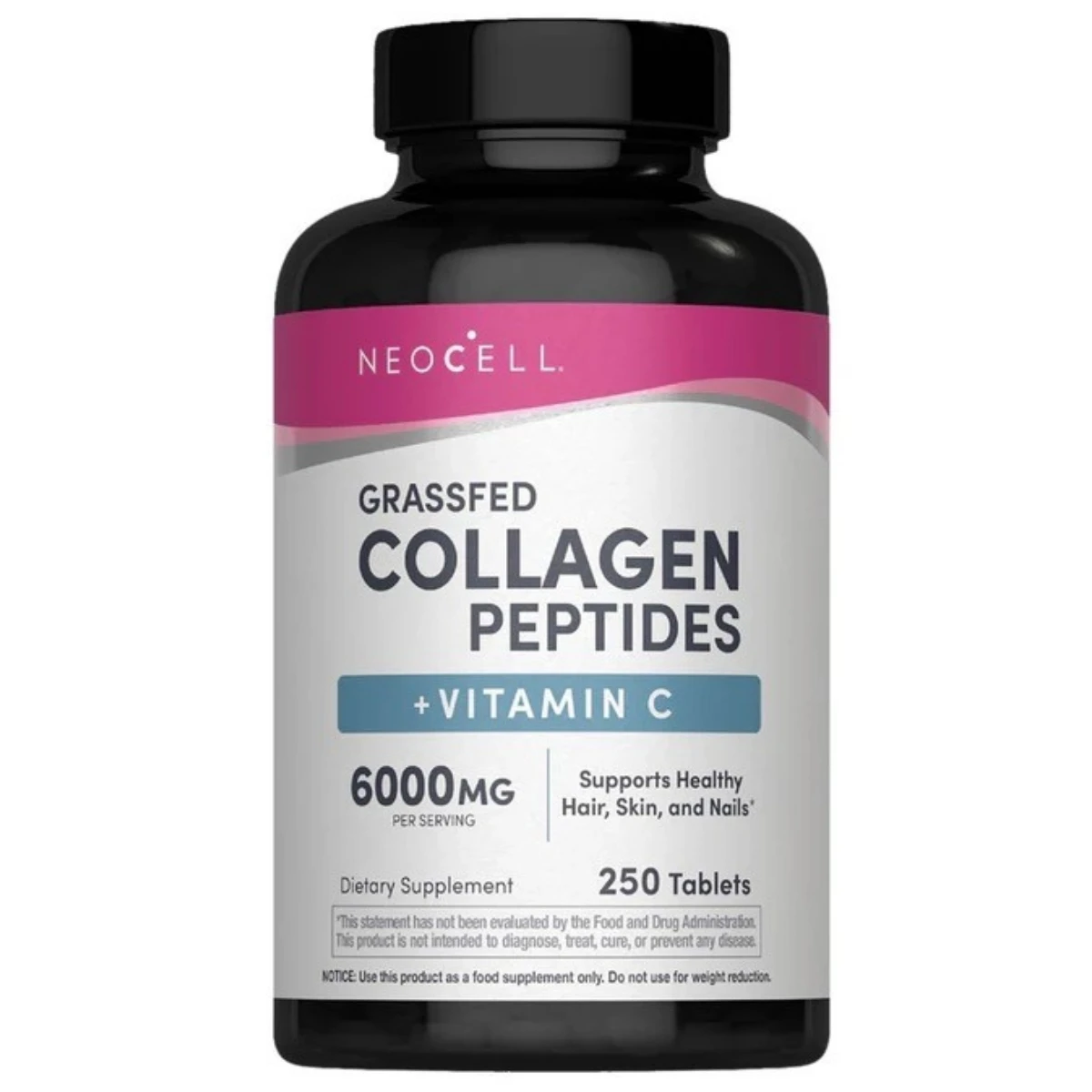 Grassfed Collagen Peptides + C,250 tablets